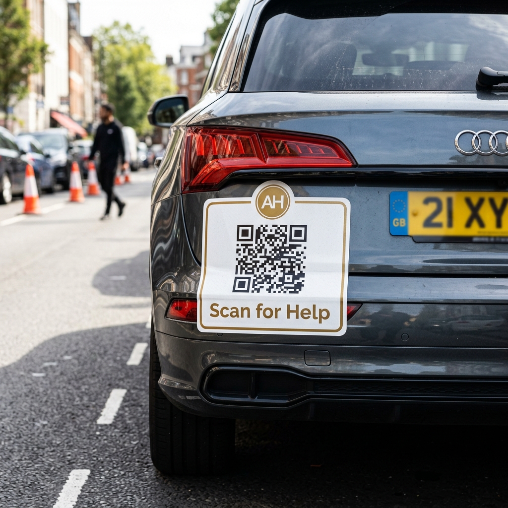 Apna Help QR Mockup